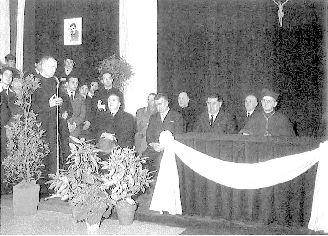 17 Febbraio 1966 Convitto IGNIS don Eugenio espone al Card Montini