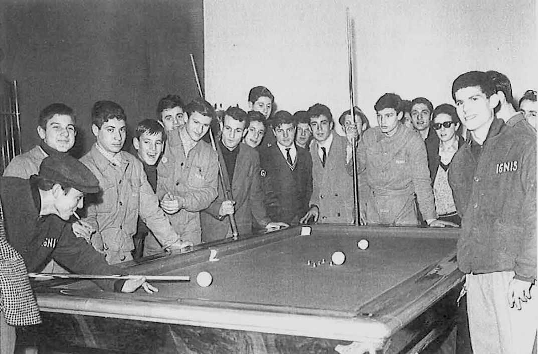 1961 I primi giovani lavoratori IGNIS in un momento di svago