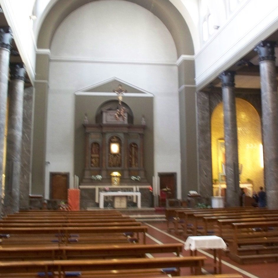 interno della chiesa del Sacro Volto di Milano