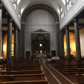 Interno della chiesa del Sacro Volto di Milano