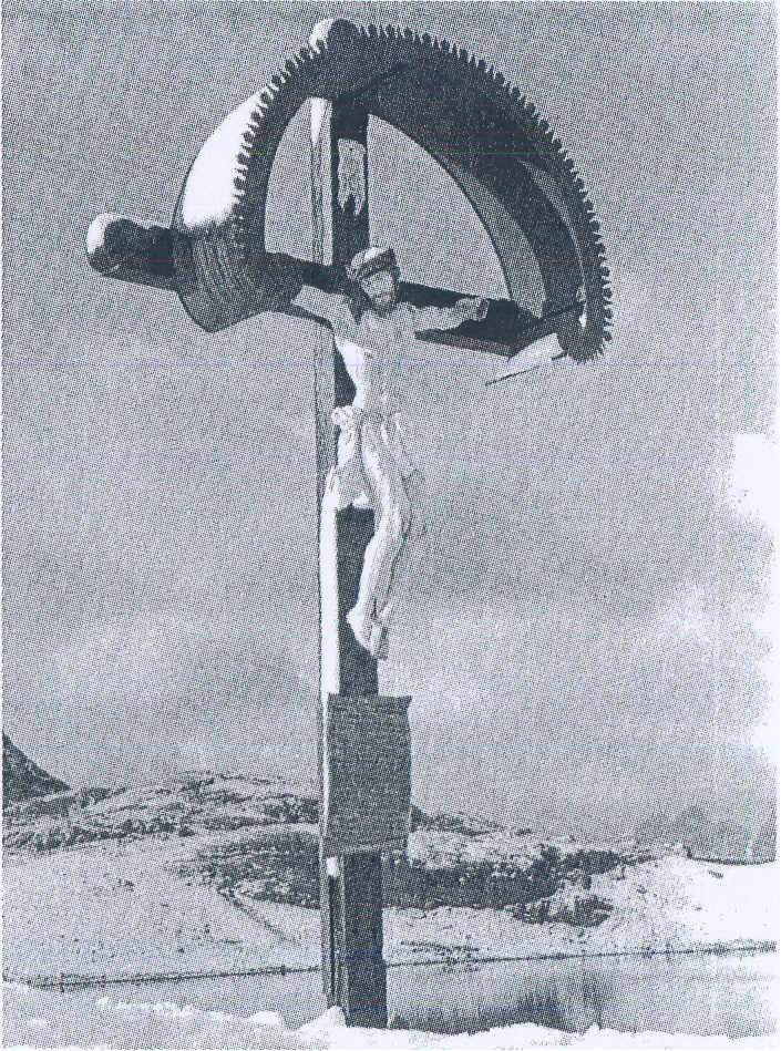 passo Gavia, la casa di montagna, il crocefisso