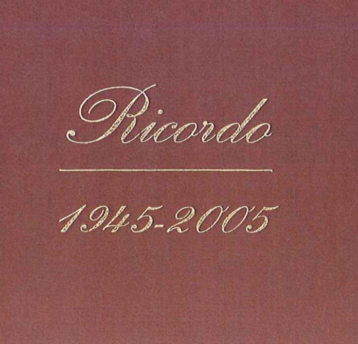 Ricordo 1945-2005 copertina